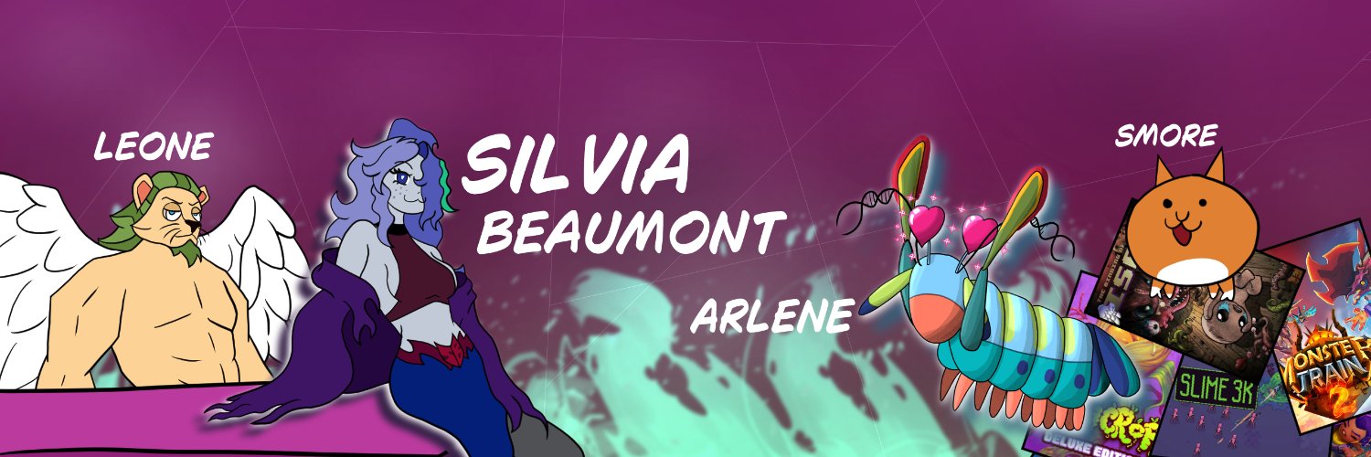 Silvia Beaumont 🔞| ENVtuber 🤐🤖 | COMMS OPEN banner