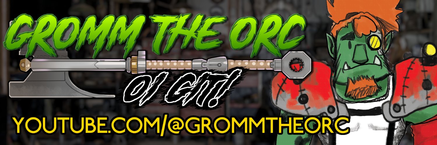 Gromm the Orc #ENVTuber banner