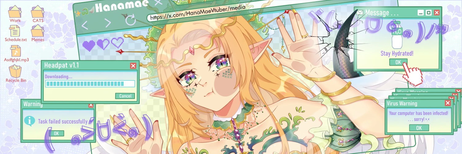 ✨🐍🪽HanaMae • EN • Vtuber • ✞ • V-MAIDEN banner