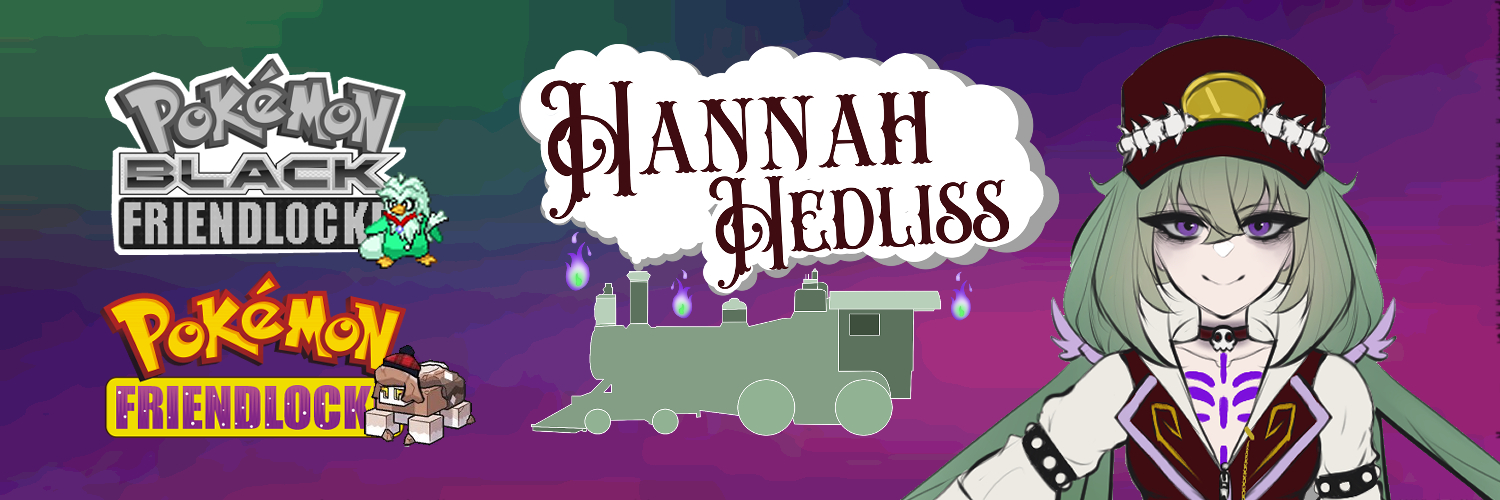 Hannah Hedliss💀🚂 Dullahan PNGTuber(Hiatus) banner