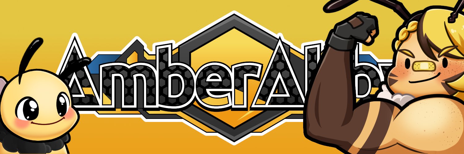 Amber Abby💪🐝VTuber banner