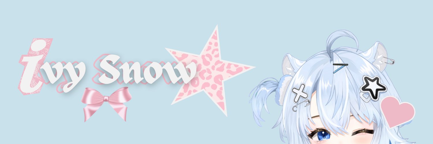 ᯓ★ 𝘐𝘷𝘺 ❄️🎀 ꒰ ENVtuber꒱ banner