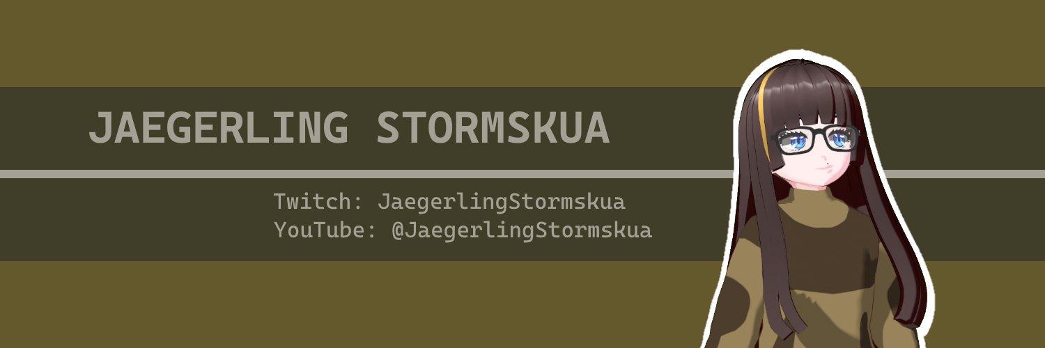Jaegerling Stormskua Ξ | ENVTuber banner
