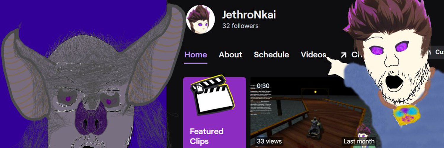 Jethro N'kai Vtuber (Not looking for a artist) banner