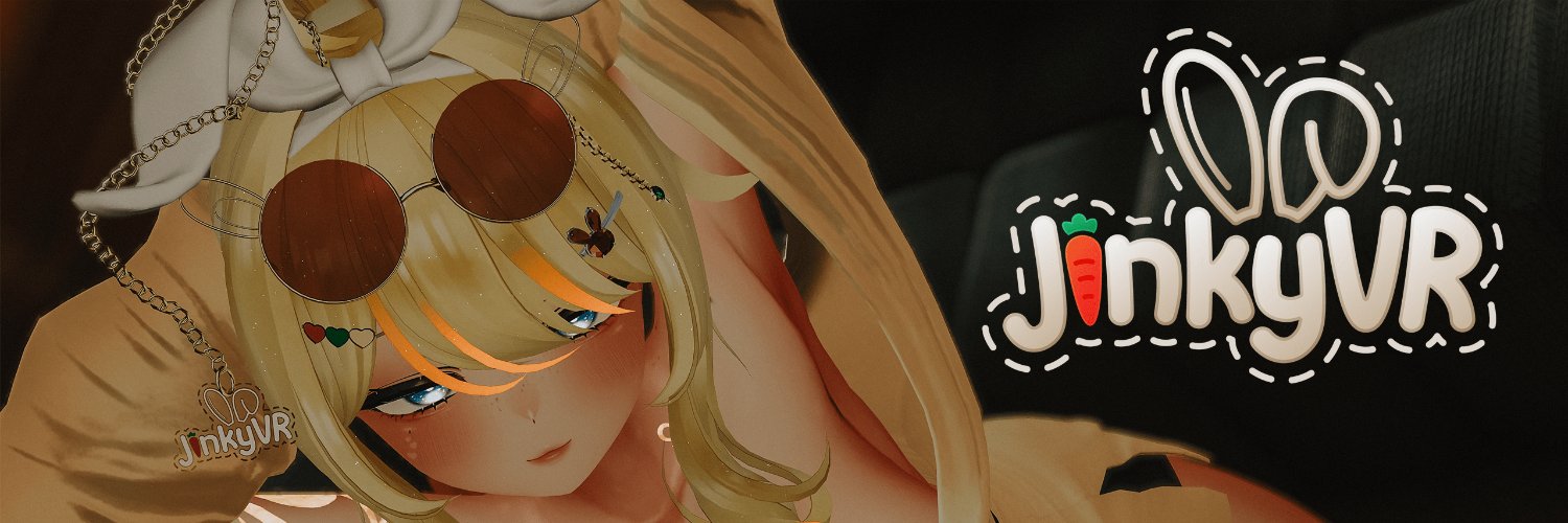 🐇Jinky🥕 || Blonde Bimbo Bunny Vtuber banner
