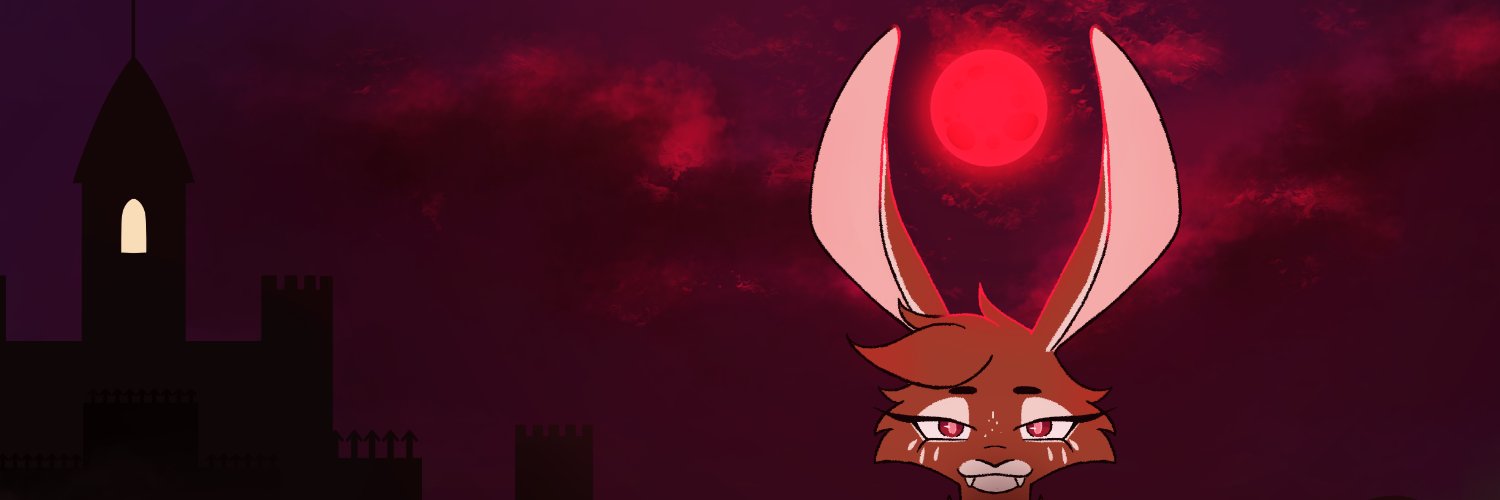 JynxedTea 🩸🐰 | Vampire Rabbit PNGtuber banner