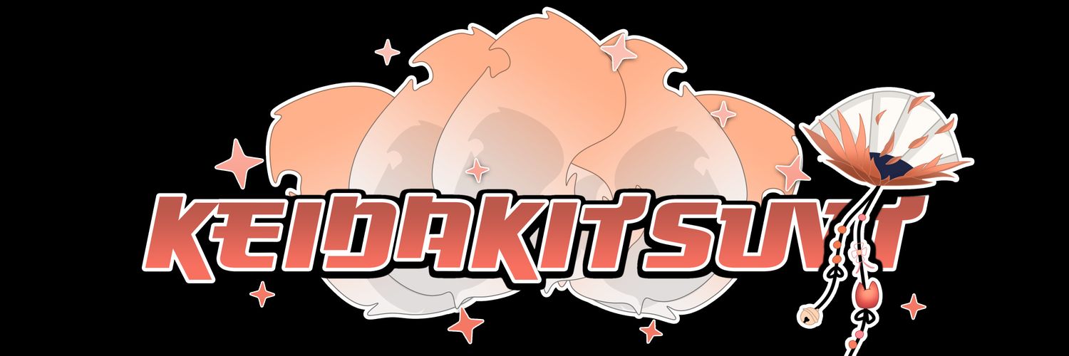 KeidaKitsu 🍊🦊 Vtuber banner