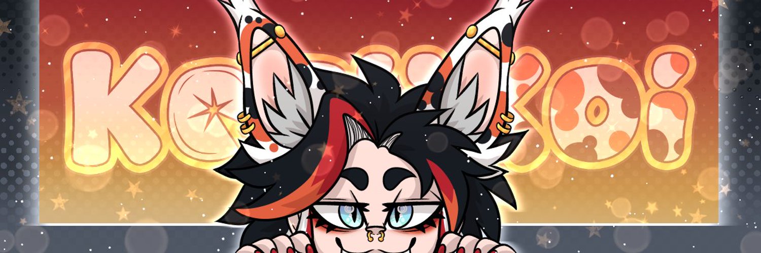 Damien ~ Calikoi PNGtuber banner