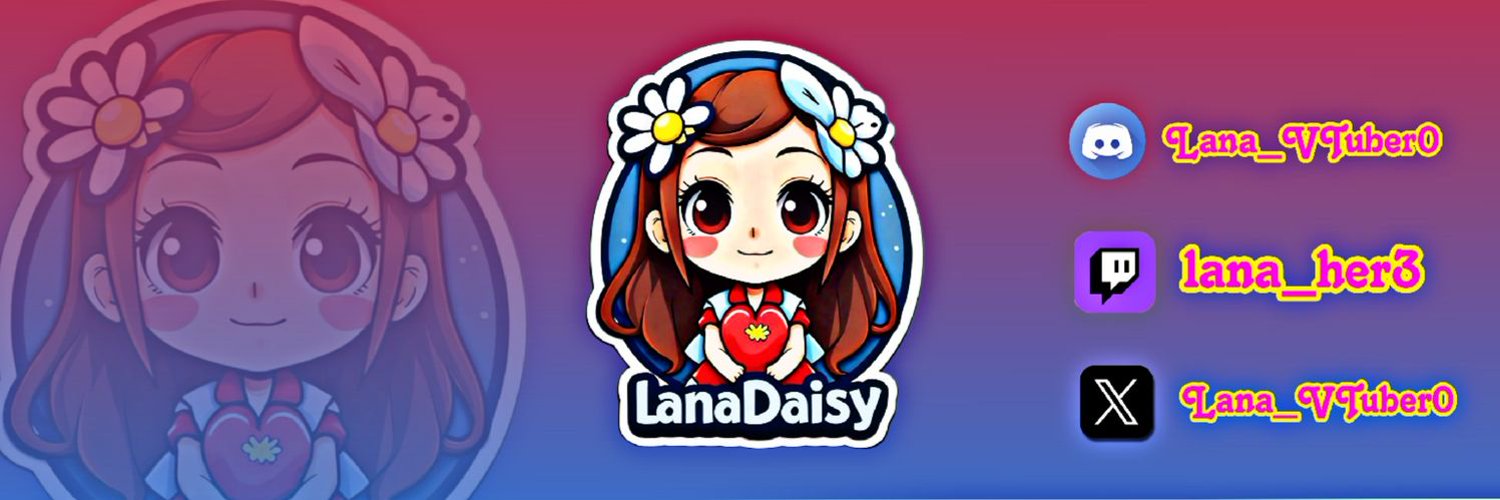▼⁠・Lana Daisy | VGen VTuberDebut ▼⁠・| Artist banner