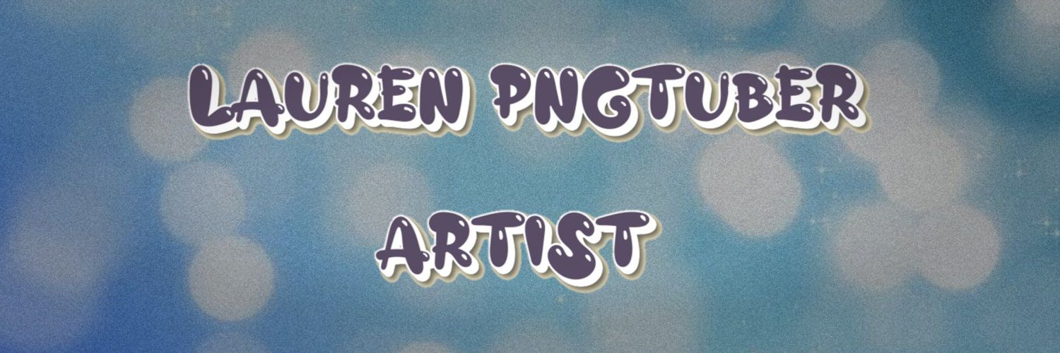 Lauren PNGtuber Artist 💫 banner