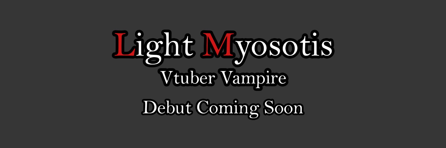 Light Myosotis ❌🔳 | VtuberTH | Debut coming soon banner
