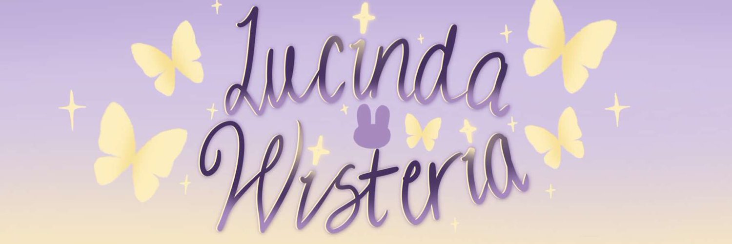 Lucinda Wisteria🐰✨(Predebut vtuber) banner
