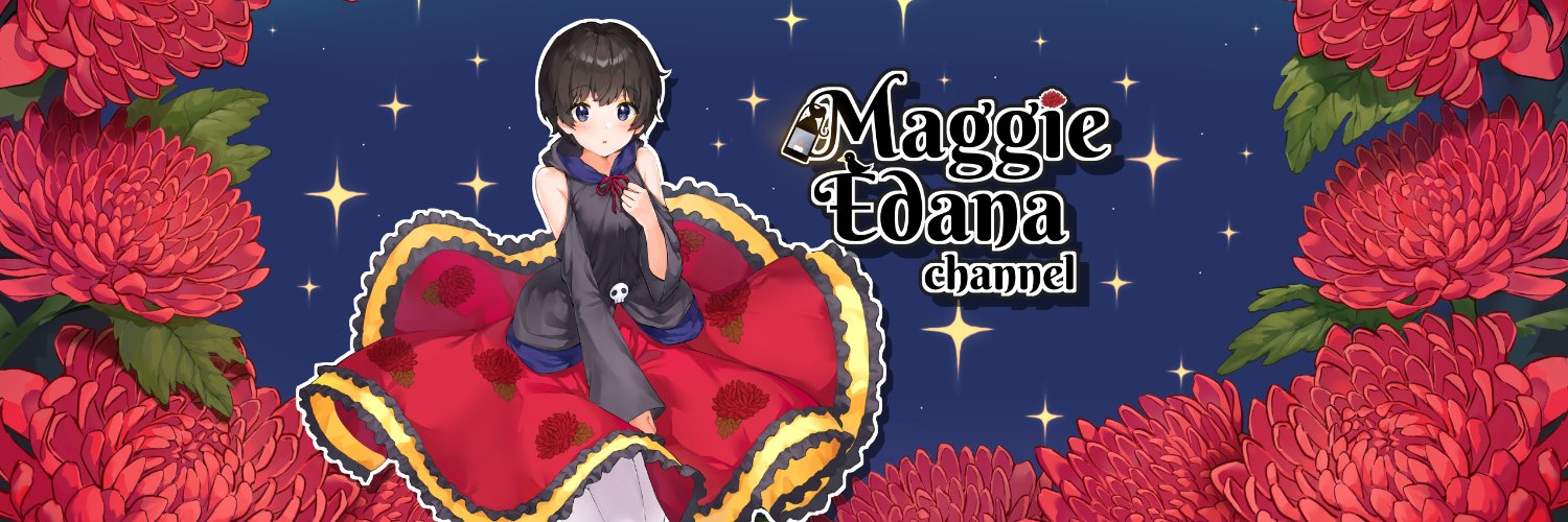 💫 Maggie Edana 🥀 English Vtuber banner