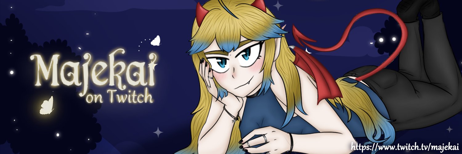 Majekai 🦋💙 || ENVtuber banner