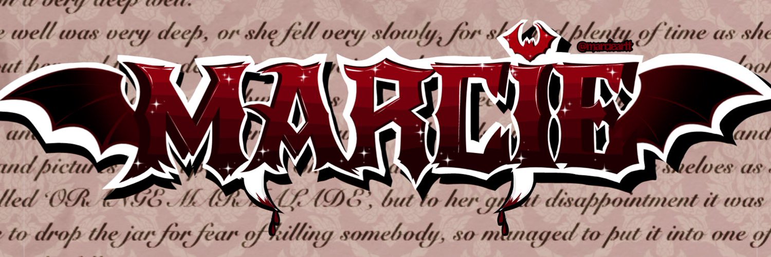 Marcie🦇🩸🎪VSinger 🖤 HIATUS banner