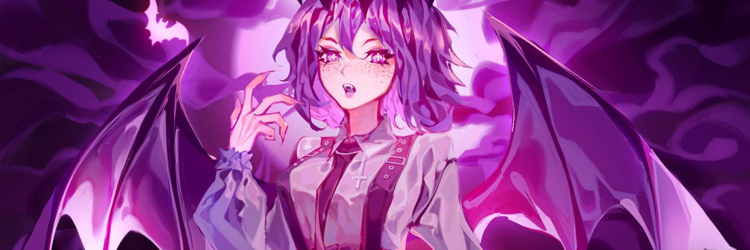 𝕸𝖔𝖗𝖎 ♱ Vampire PNGtuber banner