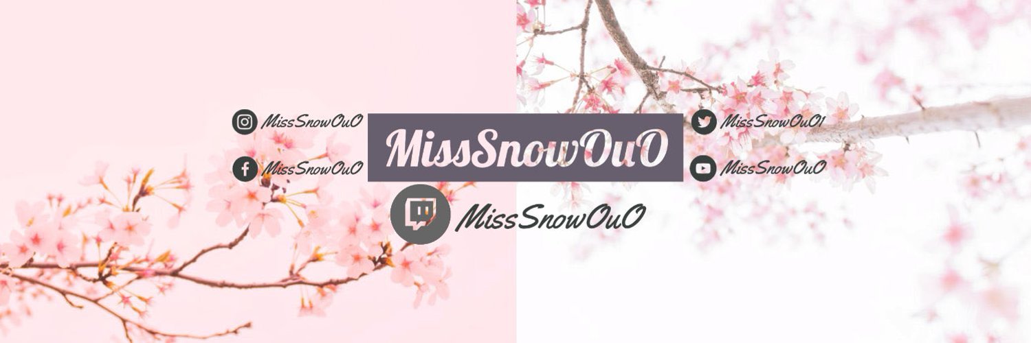 ❄️ ˚ʚ Snow ɞ˚ 🌸 Vtuber banner