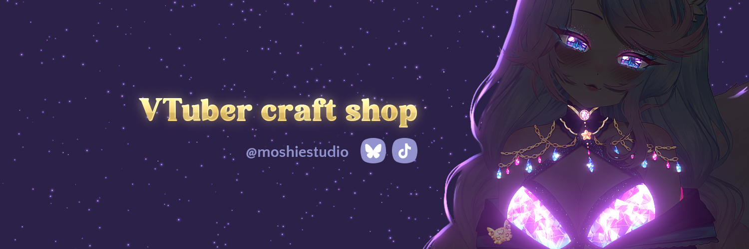 Moshie Studio ✦ Live2D & Stream Assets banner