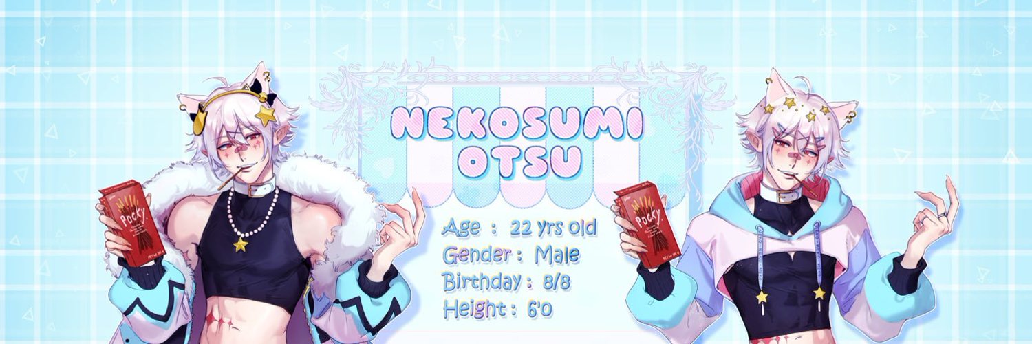 Nekosumi Otsu || PNGtuber banner