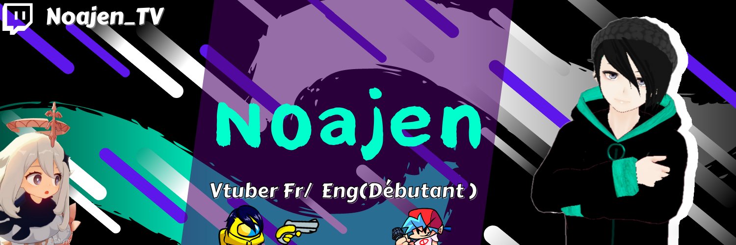 Noajen // Vtubers FR/EN REDEBUT banner