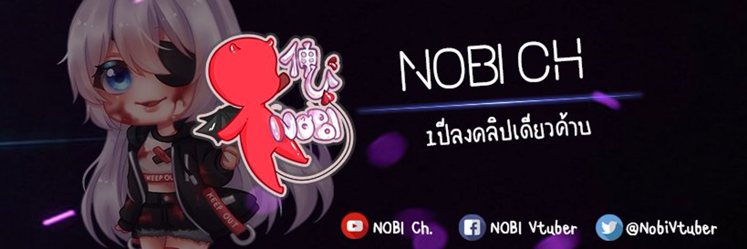 N̷OBI 😈🎮▶ Vtuber TH banner