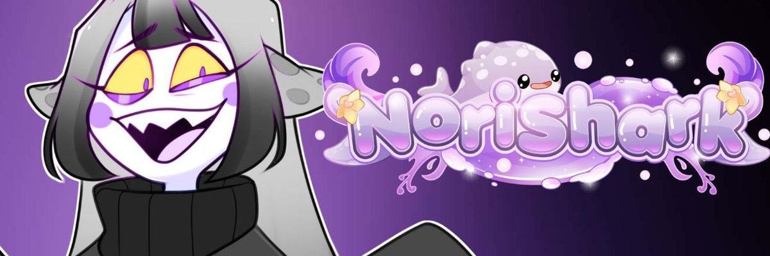 NoriShark 🦈 ghost Whale Shark Vtuber banner