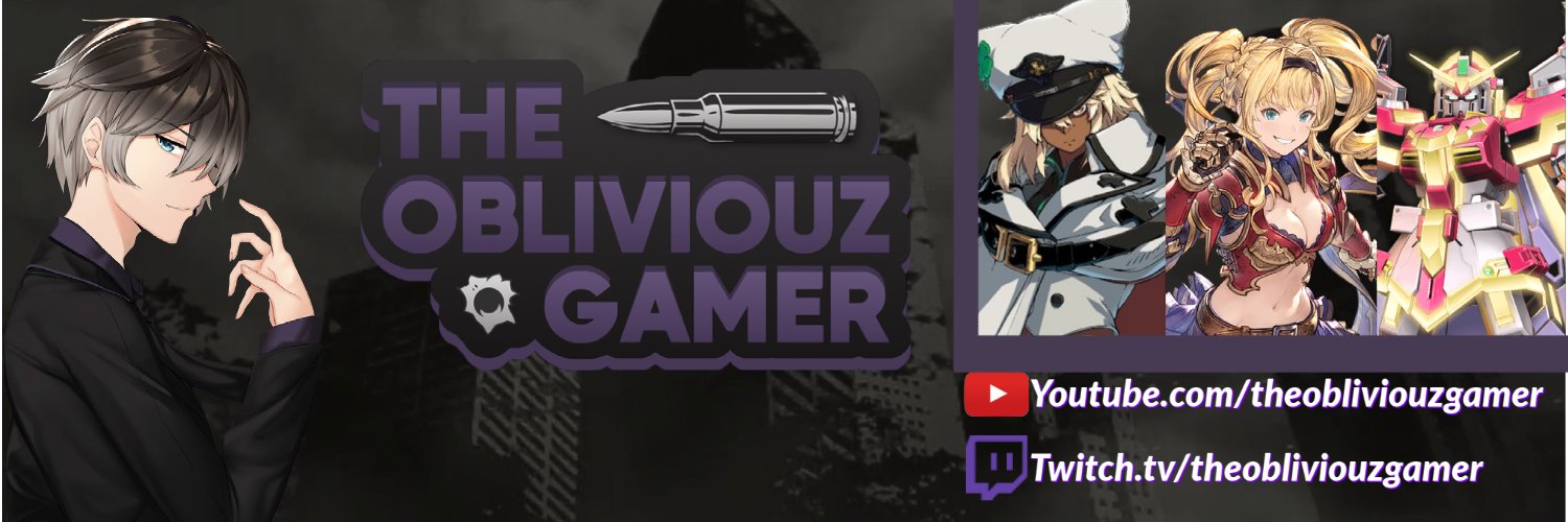 TheObliviouzGamer VTuber banner