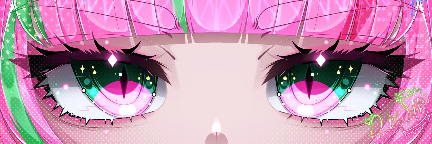 peachiwitch 💚⛓️ Vtuber banner