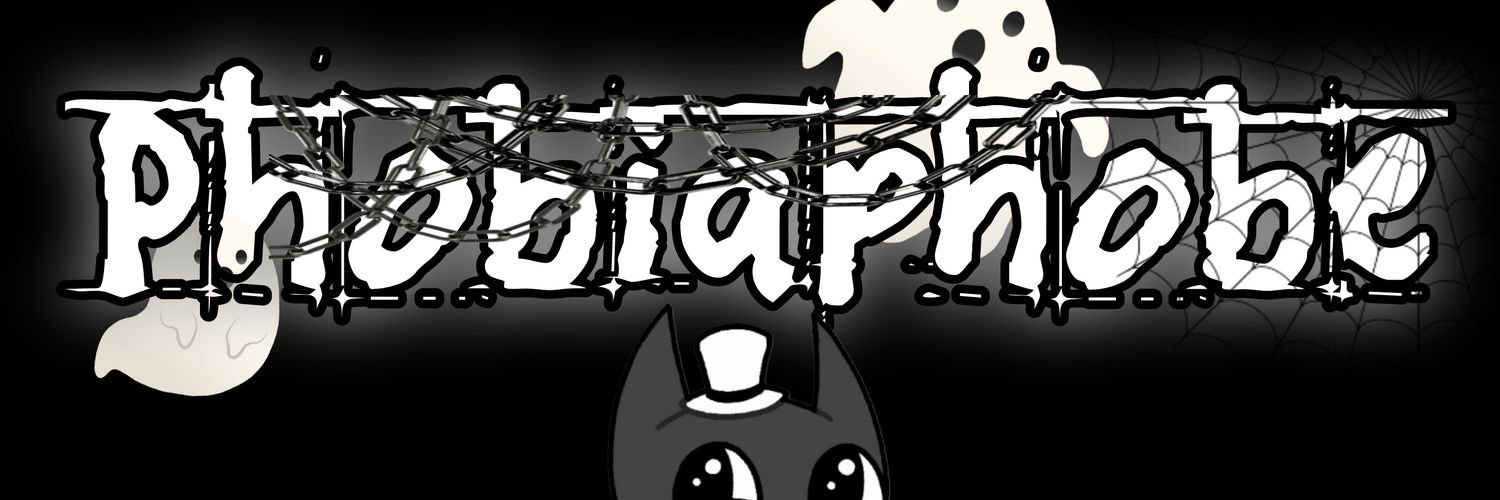 phobiaphobe | ghost pngtuber banner