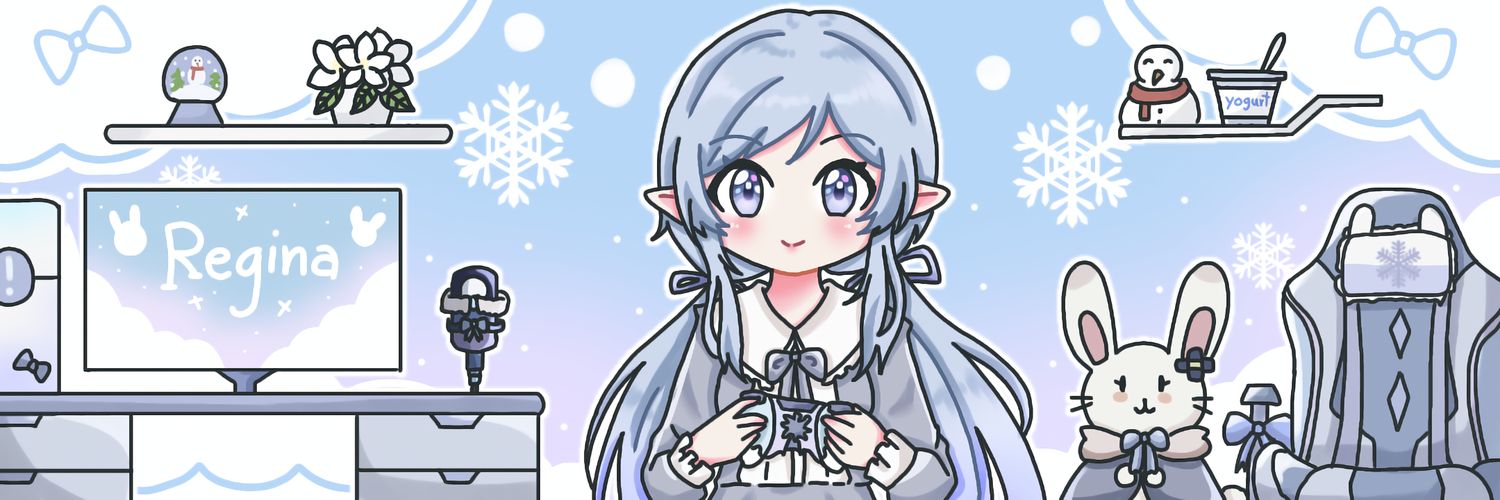 Regina ❄🐰 || Vtuber || live บ้าง หายบ้าง 😗 banner