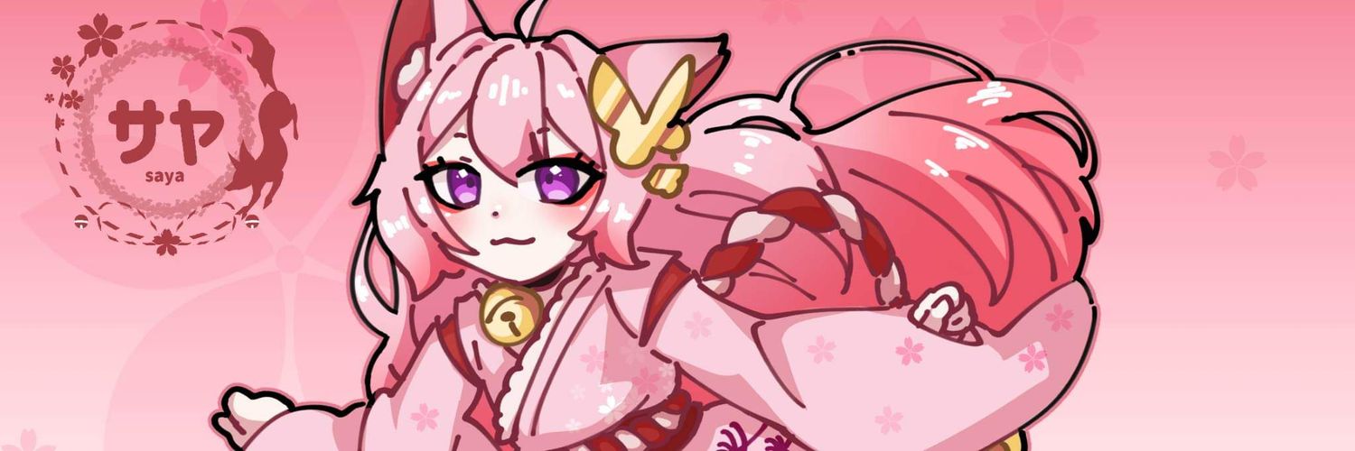 Saya Kitsune (サヤ 狐🦊) |•| VtuberTh banner