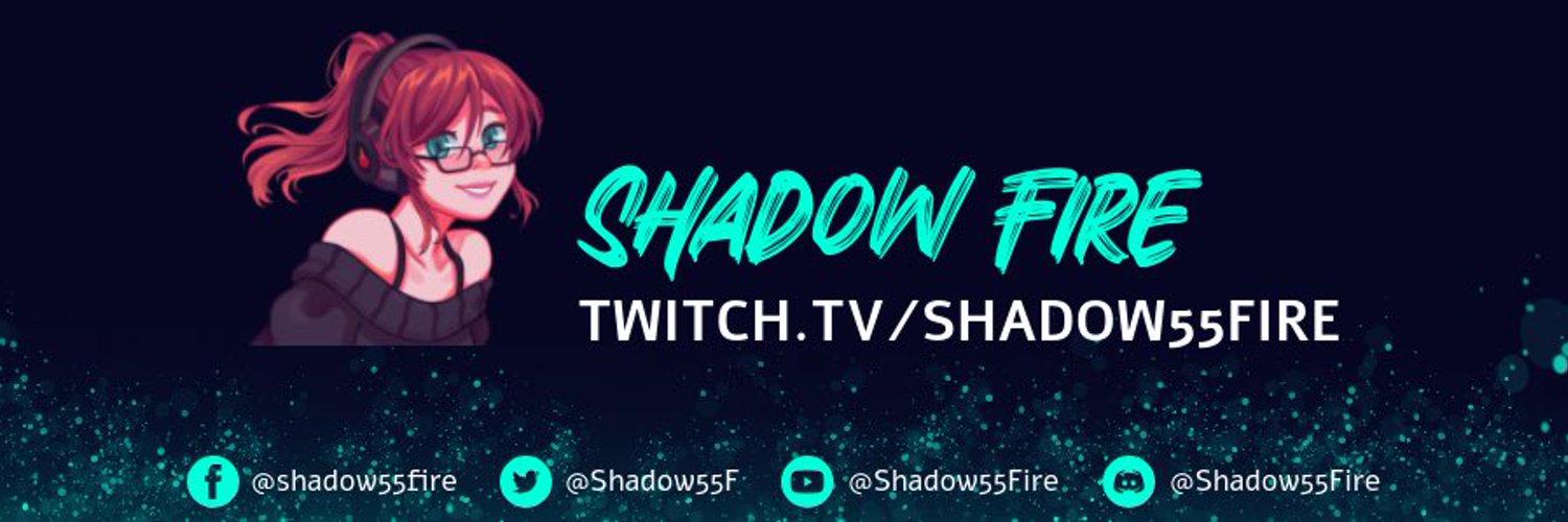Shadow Fire | ENVtuber | Fire Elemental banner