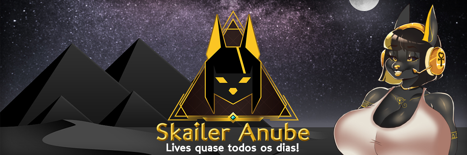 Skailer Anube 💛 Vtuber BR 🔞 banner