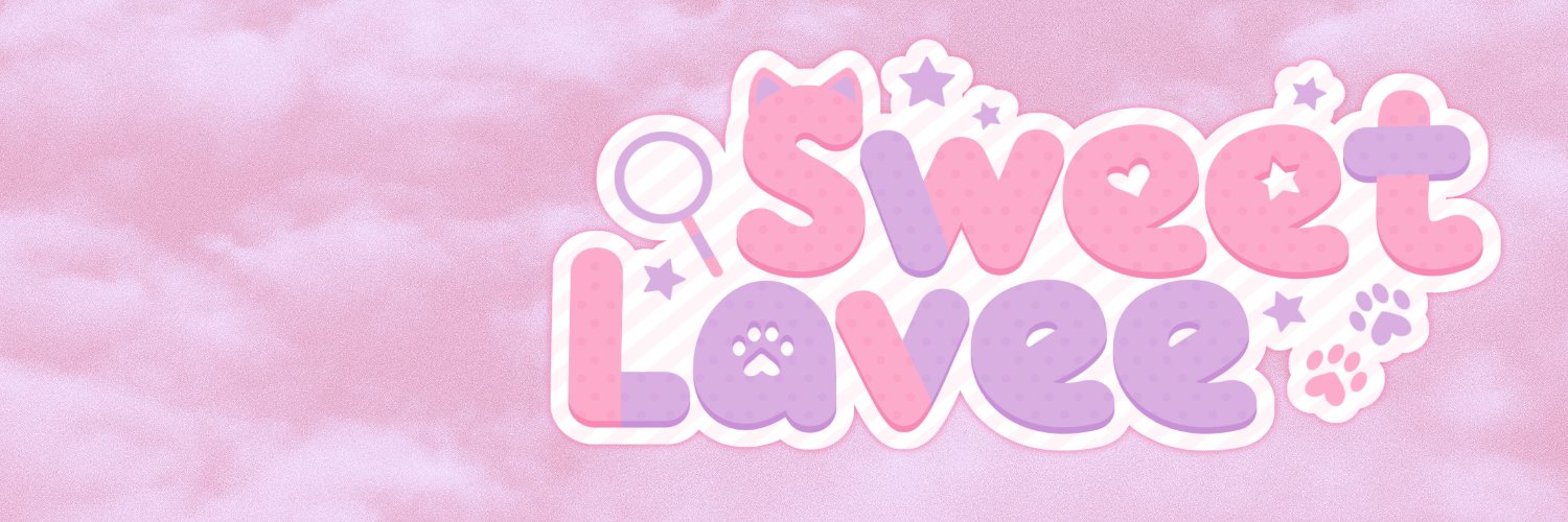 Sweet Lavee | 🐱🔍 PNGtuber banner