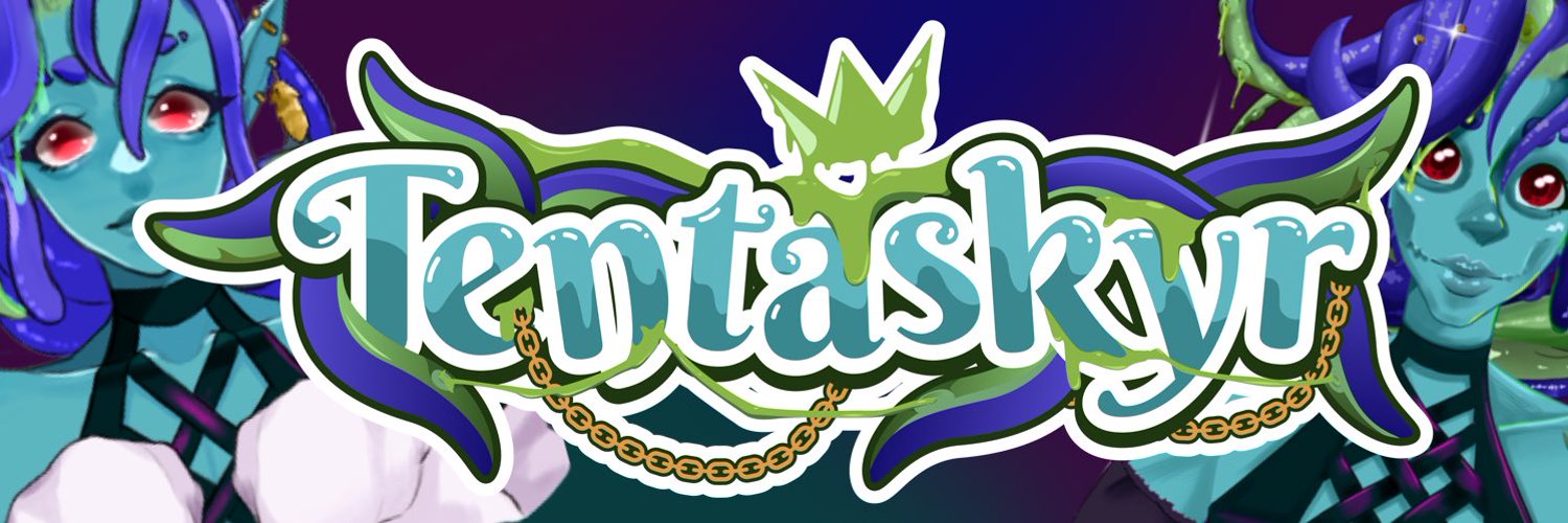Tentaskyr 🐙 🏳️⚧️ |🔞| Slime ENVtuber banner