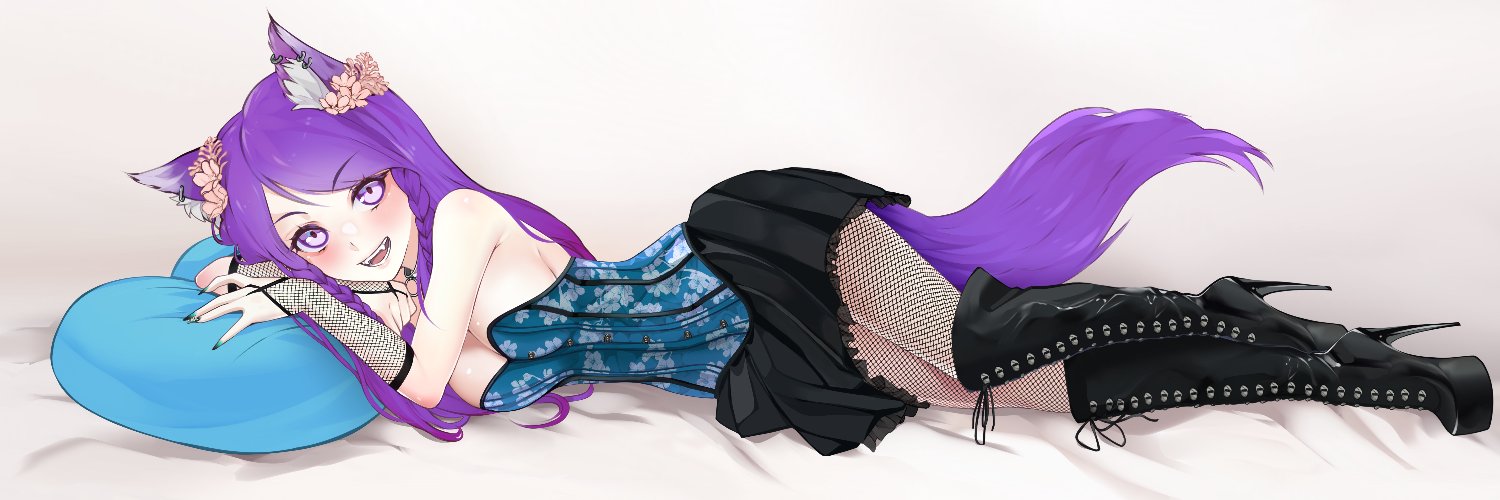 Nymph 🌺 🔞| ENVtuber banner