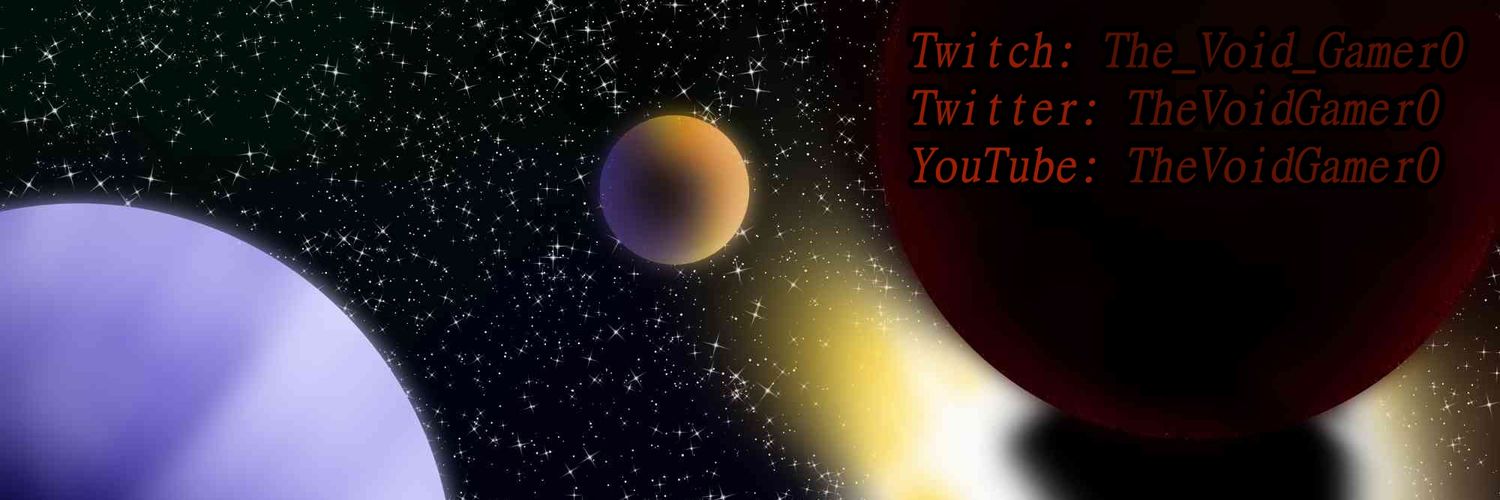 The Void Gamer 🌌 PngTuber banner