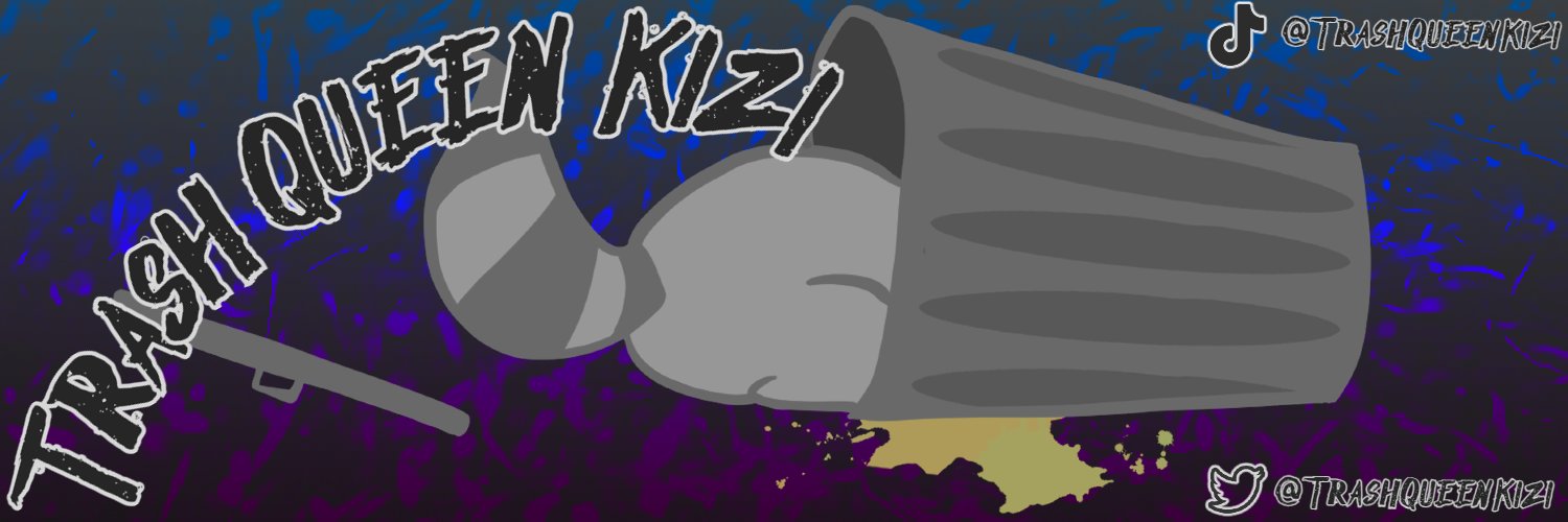 (Backup)Trash Queen Kizi 🦝🇵🇷 ENVtuber banner