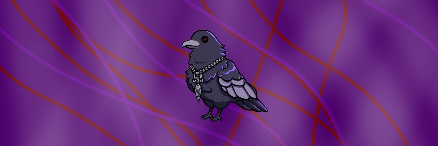 Trygva Crow | 🐦⬛🟪 | ENVtuber banner