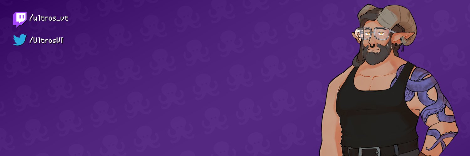 Ultros | Chonky Tiefling PNGtuber banner