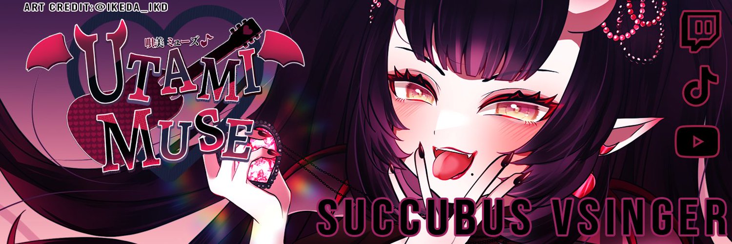 💗 Utami Muse💗 💋🎸 Live2D, VSinger banner