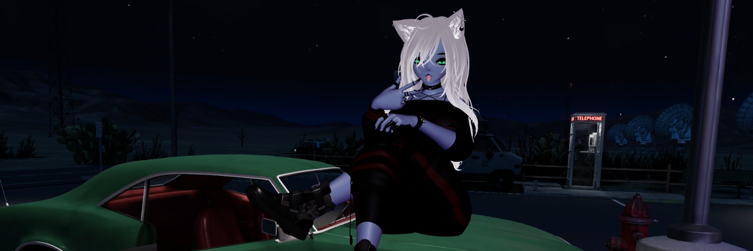 Zaela Zhezzaia | Babiniku Blue Catgirl Virus banner