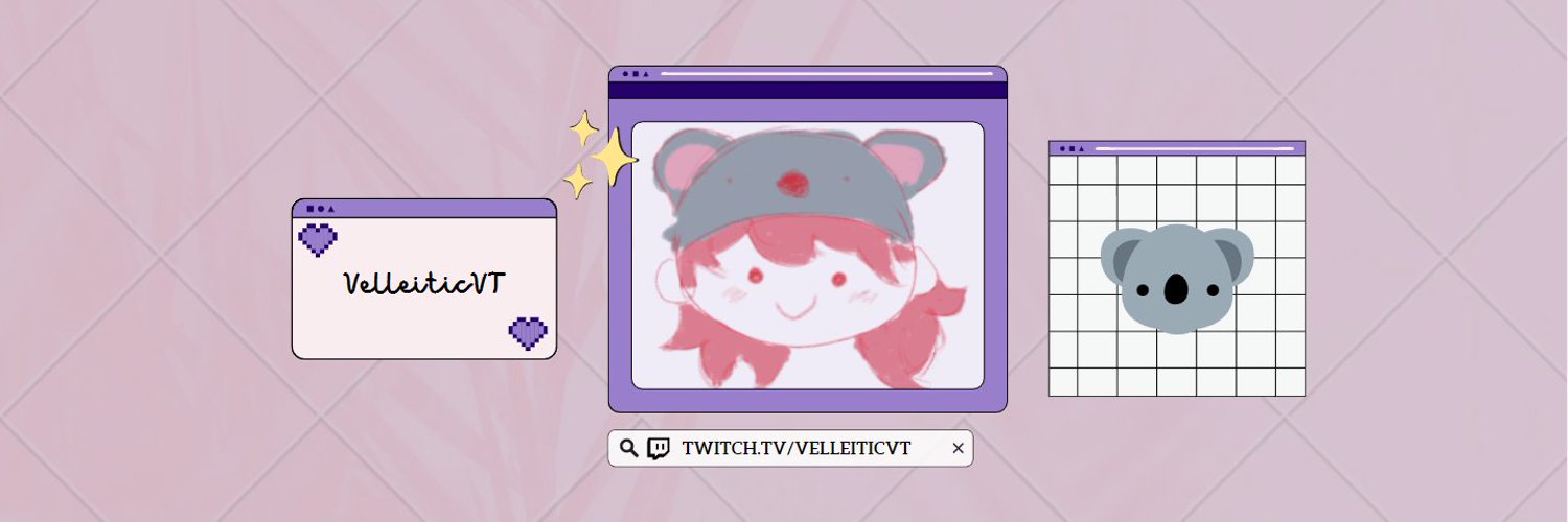 Vell 🐨✧⁠*⁠。| Koala PNGtuber banner