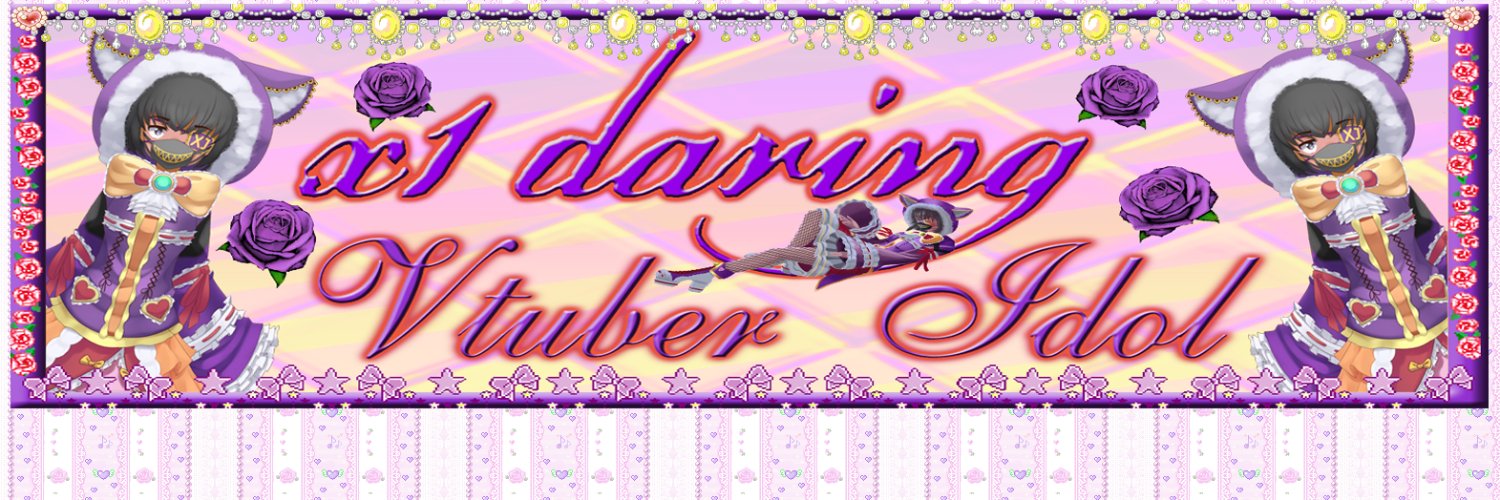 X1 Daring Vtuber Idol banner