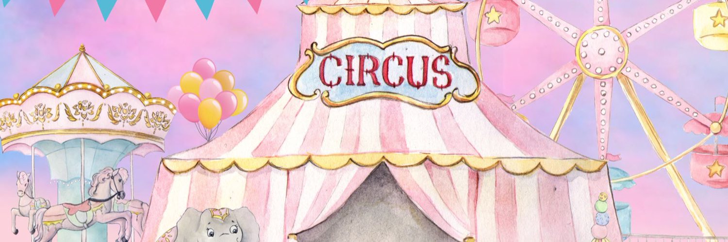 Whimsy the Clown Predebut PNGtuber banner