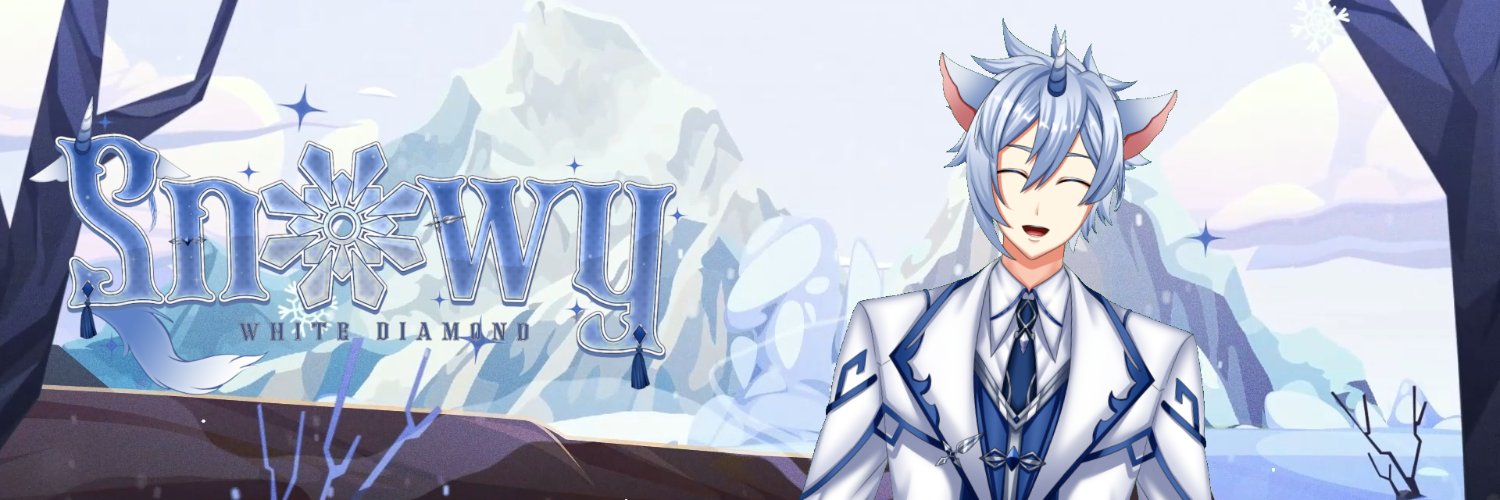 White Diamond (Snowy) 🦄🧊 | ENVTUBER banner