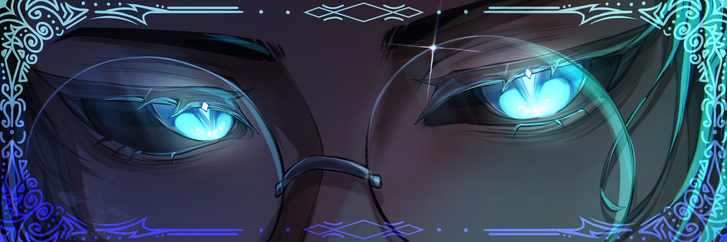 Xia Lupus | Demonic Wolf PNGTuber banner