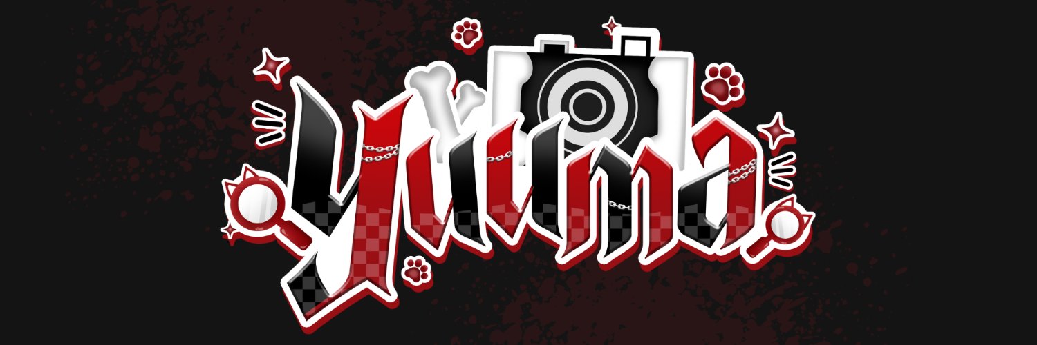 Yuuma 🐱❤️🖤| Vtuber TH banner