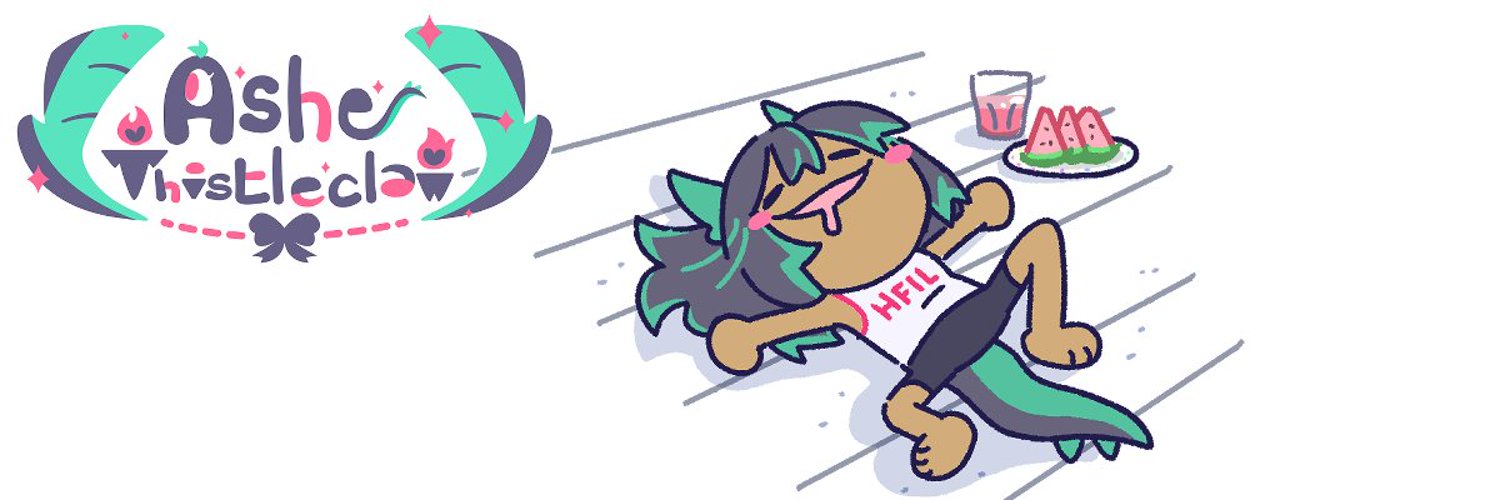 Ashe Thistleclaw 🐉【 dragoon/gremlin vtuber 】 banner