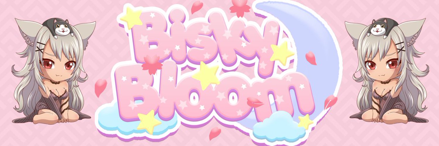 Bisky Bloom🌸🐺𝓅𝓇𝑒-𝒹𝑒𝒷𝓊𝓉🌸 🐺ENVTuber banner